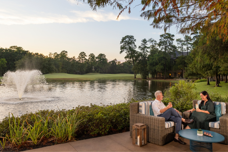 image of couple peacefully enjoying the outdoors at The Woodlands Resort